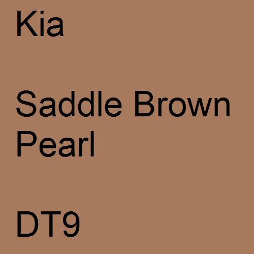 Kia, Saddle Brown Pearl, DT9.